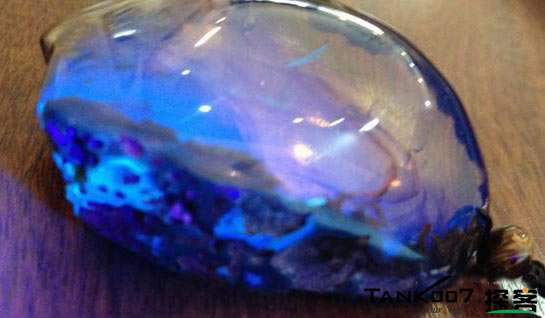 網上用紫光手電鑒定琥珀的帖子這么多，哪個是真假？